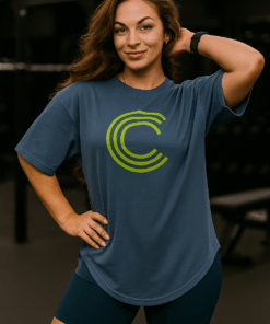 Camiseta corpo dez feminina over size 3