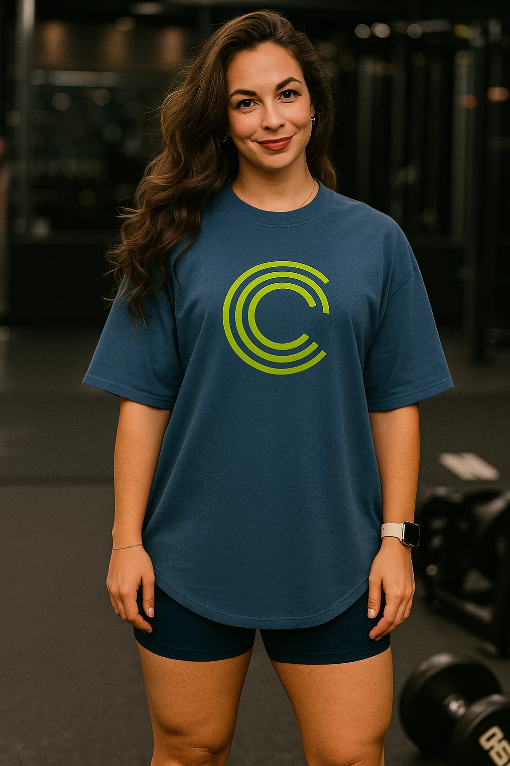 Camiseta corpo dez feminina over size